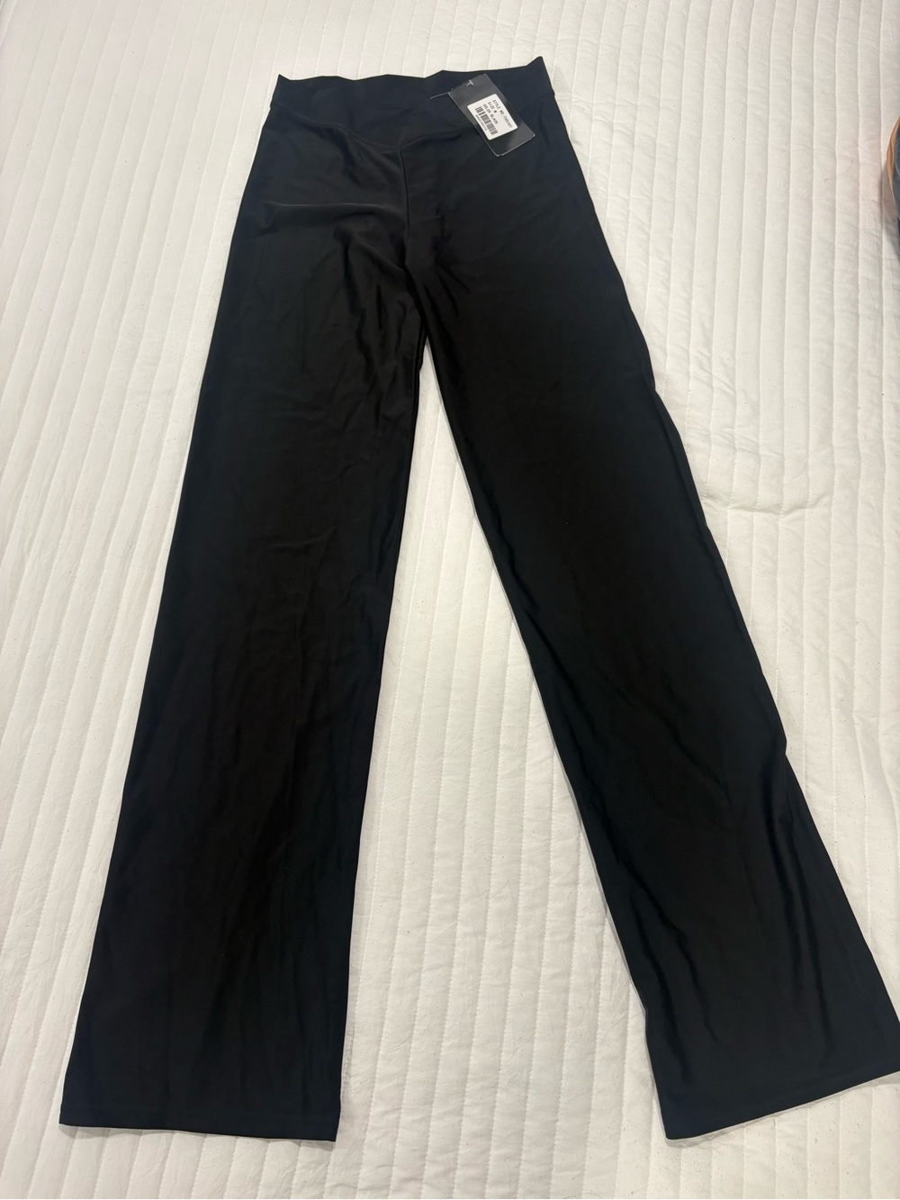 Black Wide-Leg Dance Pants